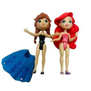 Disney Princess Anna & Ariel Mini Dolls Little  Kingdom Toys